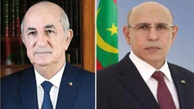 Le Président Ghazouani appelle son homologue algérien et le félicite pour son nouveau mandat
