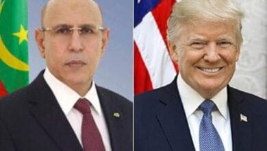 Le Président Ghazouani présente ses condoléances au Président américain