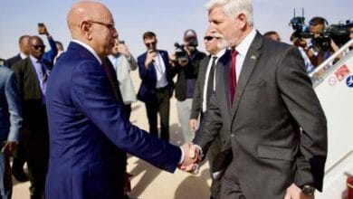 Le président Tchèque entame une visite de travail en Mauritanie