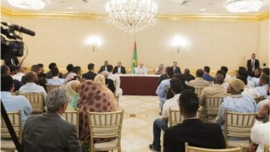 Ghazouani rencontre les représentants de la colonie mauritanienne aux États-Unis d’Amérique
