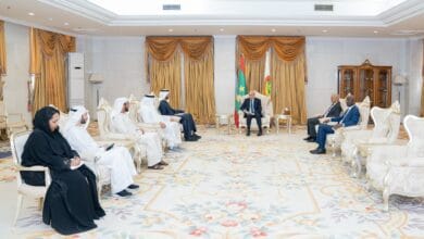 Le Président Ghazouani reçoit une délégation émiratie de haut niveau