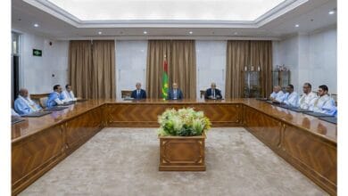 Le Président Ghazouani reçoit les présidents des partis de la coalition de l’opposition