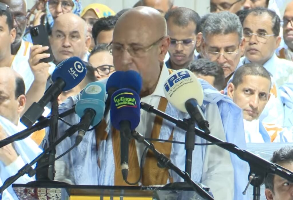 Ghazouani annonce un nouvel accord pour assurer la continuité de la mine d’Akjoujt et une étude pour l’approvisionnement en eau